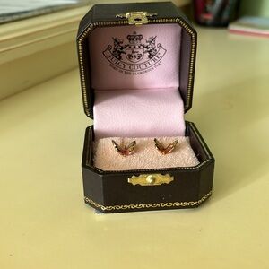 Vintage Juicy Couture Gold Butterly Stud Earrings
